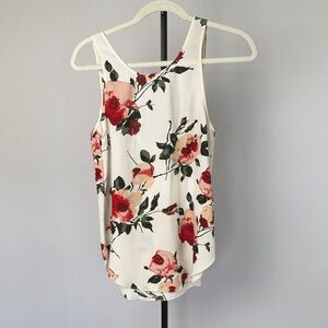 Wilfred Red and Cream Floral Tank Top